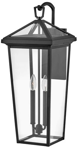 Alford Place 25"H Museum Black 2-Light Outdoor Wall Light - Picture 1 of 10