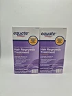 2 packs of - 3 month Hair Regrowth Topical Treatment for WOMEN Equate - 01/26