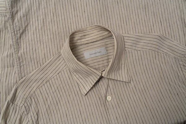 Men Ermenegildo Zegna Shirt Beige Linen S