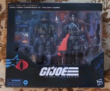 G.I Joe Classified Series Steel Corps Commander VS Twilight Guard 6   2Pk