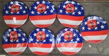 7 Coca Cola by Gibson - 9” Salad/Dessert Plates . Melamine. 80s 90s Era