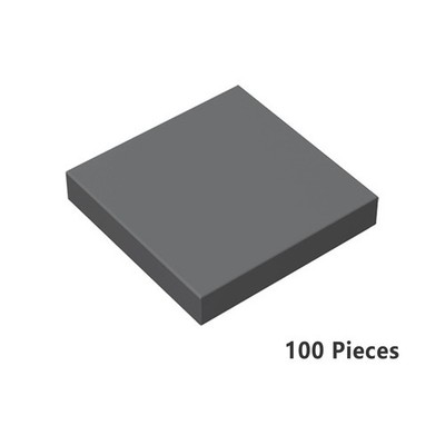3068 Tile 2 x 2 Dark Gray Bricks Parts 100 Parts Pieces  Bricks, Pieces & Parts