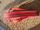 ESPRIT 1990s Palm Tree Rubber Sandals Size 8 Medium — photo 8