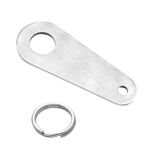 Motorcycle Bell Hanger, Motor Riding Luck Bell Hanger with Split Style B Silver