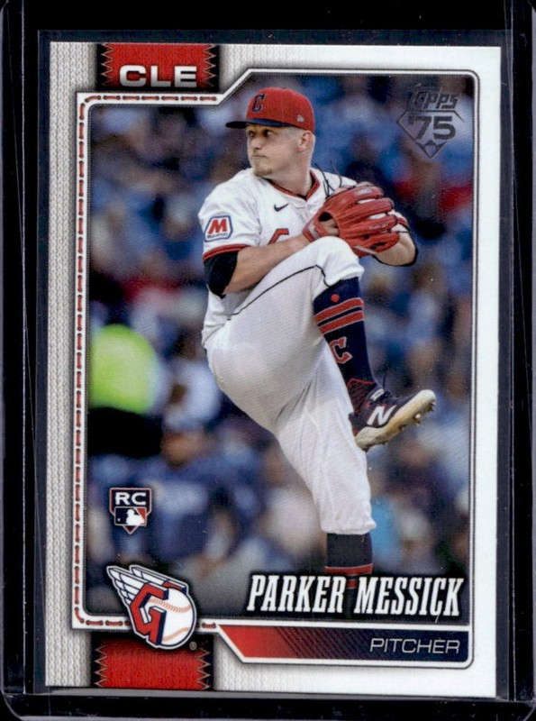 2026 Topps Parker Messick RC Rookie #67 Guardians