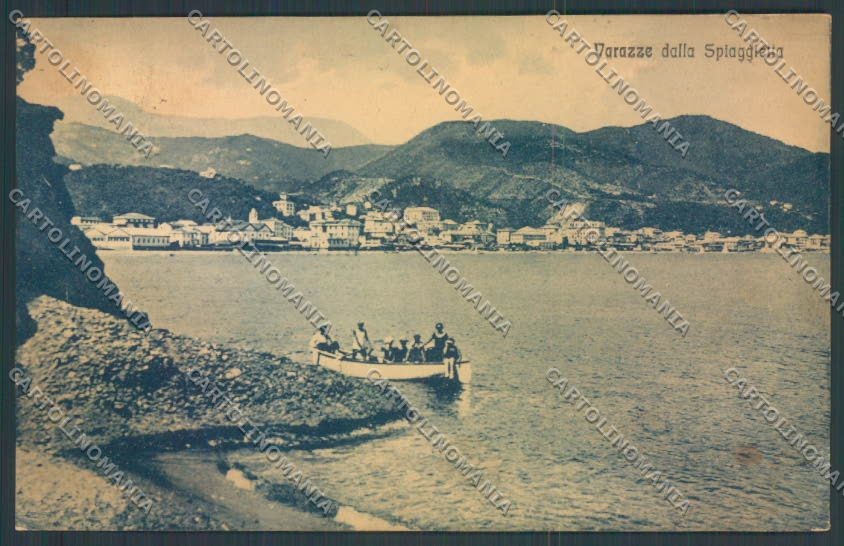 Savona Varazze Barca cartolina ZQ0602