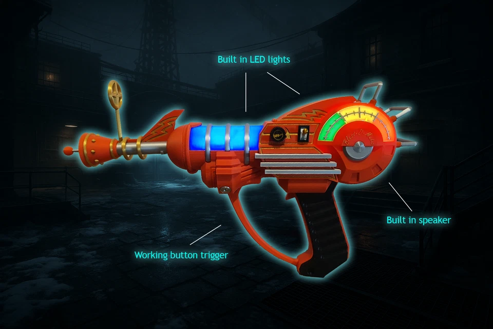 CoD Zombies Ray Gun MK1 Desk Display Lamp - Image 3 of 4