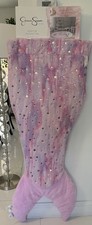 Mermaid Tail Blanket ,multicolor, Huge, For Kids