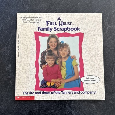 A Full House Family Scrapbook Paperback Scholastic Full Color Vintage