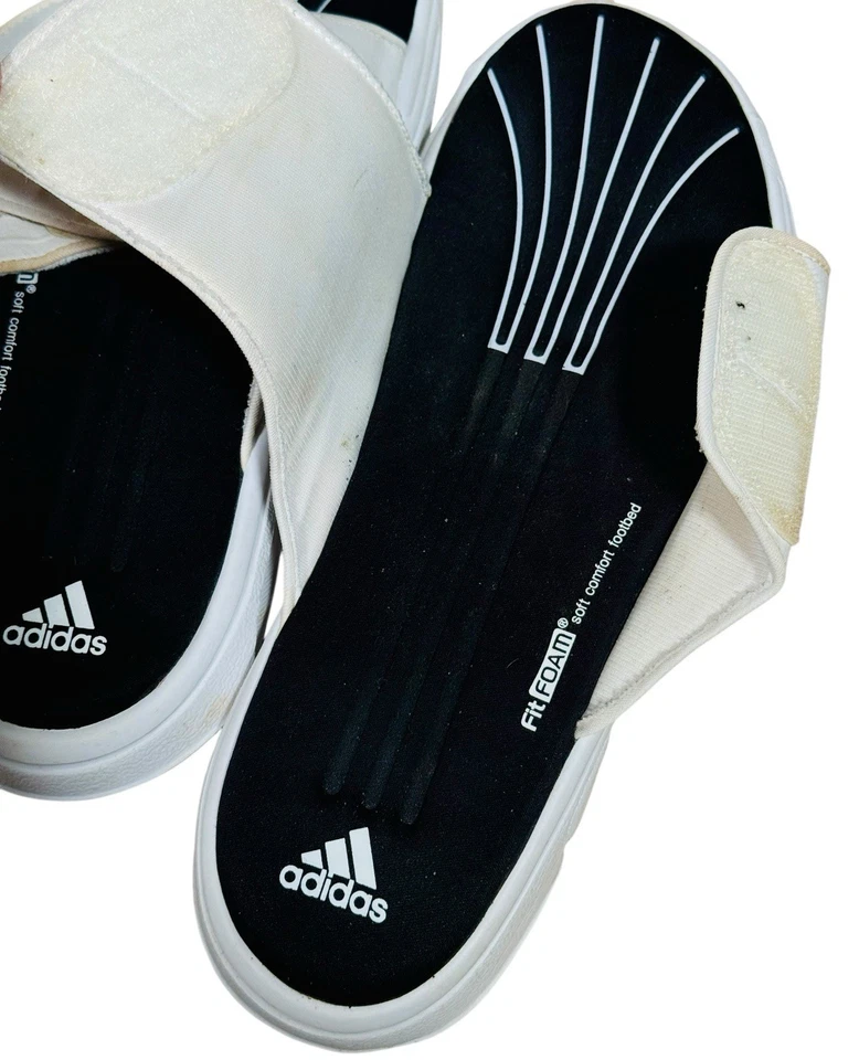 Adidas Superstar Slides Sandals Size 8 FitFOAM Super Soft Excellent Condition - Image 4 of 4