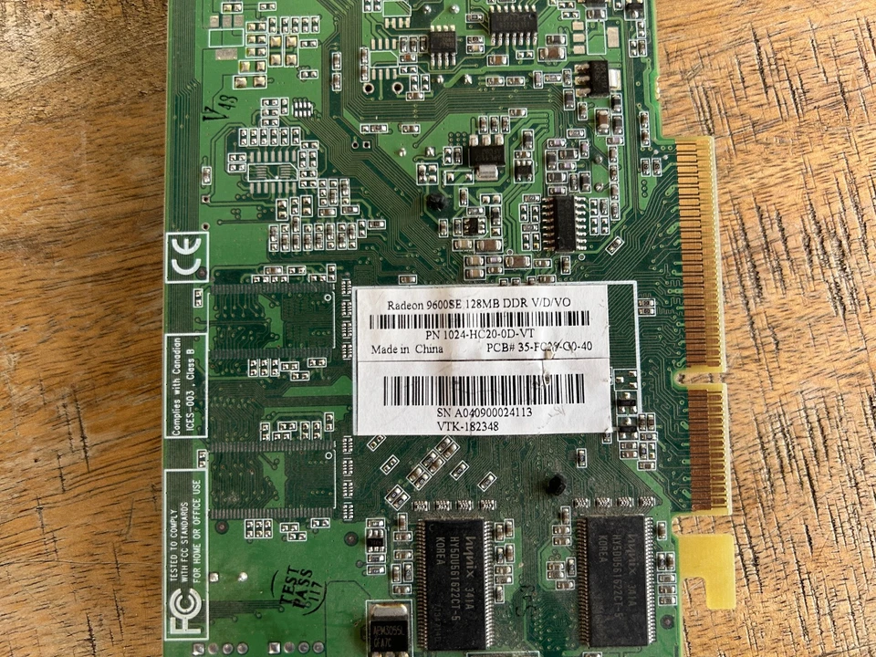 VisionTek ATI Radeon 9600SE 128MB DDR AGP 8x Video Card - Image 4 of 4