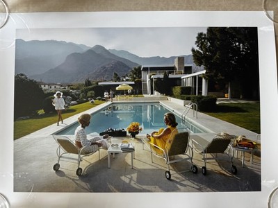 Slim Aarons Poolside Gossip (Fotodruck) ungerahmt atemberaubend