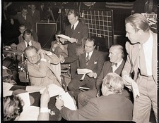 Hollywood CA Lionel Barrymore James Cagney Edward G Robinson Donal- Old Photo