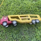 Vintage Tonka Car Carrier w/ XR-101 tires, Red cab/yellow carrier 1970'S 27"