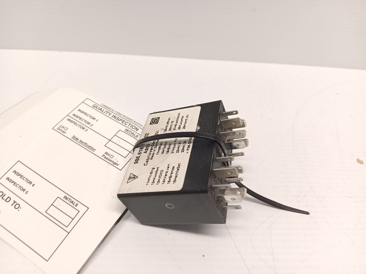PORSCHE BOXSTER OEM Convertible Top Control Module (986.618