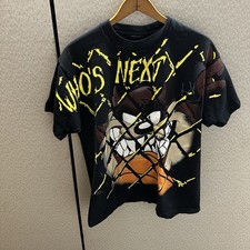Vintage 90s Looney Tunes Taz Tasmanian Devil Basketball T Shirt Large 1996 Y2K