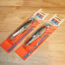 Lot of 3 Vintage Mega Diver 25++ Bait Pace Product Lures Dives 28' w/20lb Mono