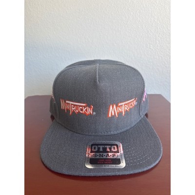 Otto Snap MiniTruckin Southwest Rover Gray Snapback Hat Flat Bill Trucker Cap