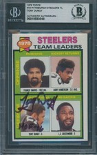 1979 Topps #19 Tony Dungy Signed Rookie Card Beckett Authentic Autograph BAS