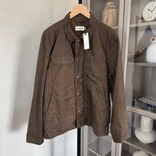 Taylor Stitch The Longshore Waxed Canvas Jacket 40 NEW Dark Oak Brown Coat M
