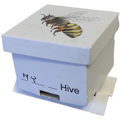 2 Bienenstock ohne Papiermodell - Bastelset für Honigbienenstock Lernen & Naturstudium