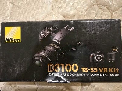  0 shutter countNikon D3100 14.2MP Digital SLR  Camera w 18-55mm Lens 10k Shots 