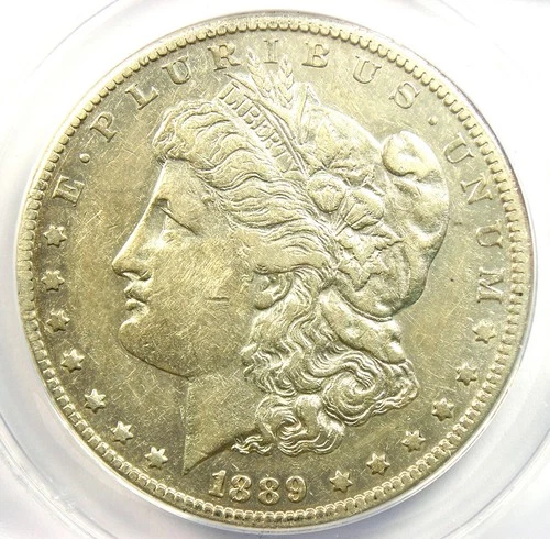 1889-CC Morgan Silver Dollar $1 Carson City - Certified ANACS XF40 Detail (EF40)
