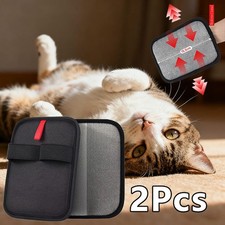 4PC Electrostatic Pet Hair Removal Gloves Brush Double-sided Pet Grooming Gloves