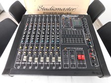 8-Kanal-Mischpult + Verstärker Studiomaster Power House 300 8.2, EQ Hall 2x300 W