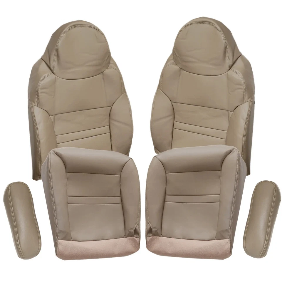 Front Bottom & Top Seat Cover For Ford Excursion Limited 2000-2001 Replace Parts - Image 2 of 4