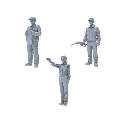 LYTR160022 1/160 Unpainted 3D Printed Model, Doll for Scene Matching 1set