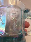 Imperial Glass Ice Blue Nursery Rhyme Theme  Child Mug Opalescent  Luster  — photo 5