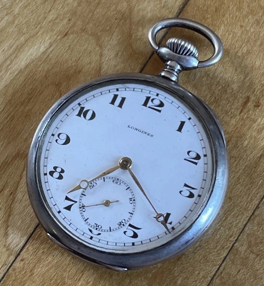 Orologio Longines N LONGINES Pocket Watch Solid Sterling Silver