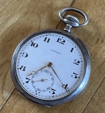 Orologio da tasca LONGINES argento massiccio .800 cal. Gran Premio 18.69N anni 50