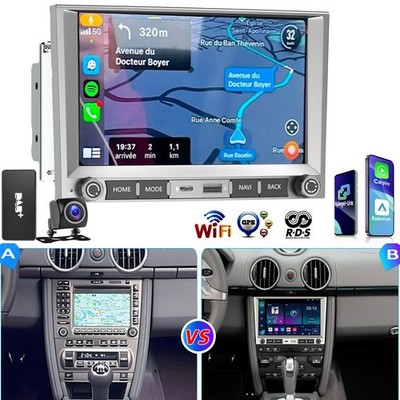 DAB+ Kamera CarPlay Android Autoradio GPS Nav Für Porsche Boxster 911 Cayman 987