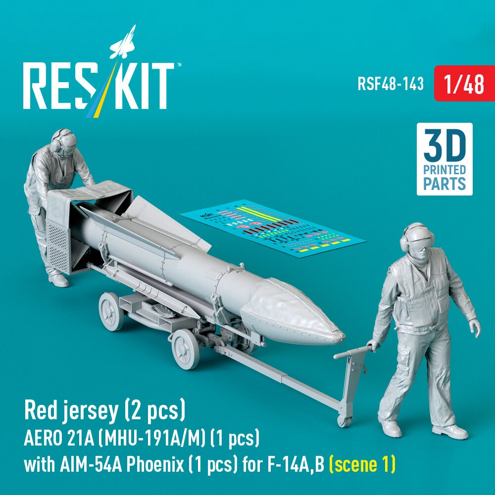 ResKit RSF48-0143 1:48 Red Jersey (2 pcs) AERO 21A Kit Unassembled