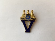 SCARCE CWW2 VINTAGE CITY OF LEEDS V FOR VICTORY ENAMEL PIN BADGE