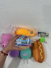 Squishy RAINBOW Mystery Dumpling And Jumbo squishy And Taba Lot Of 7 New