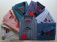 NWT HUGO Red Label by Hugo Boss Stripe Slim Fit Sport Shirt
