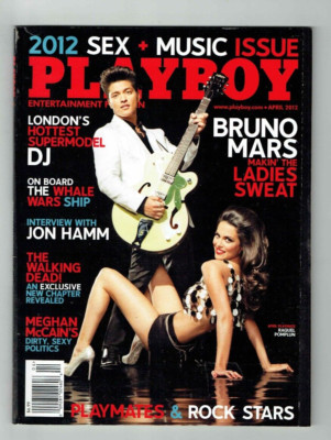 PLAYBOY MAGAZINE APRIL 2012 Raquel Pomplun  W/CENTREFOLD VERYGOOD/CONDITION