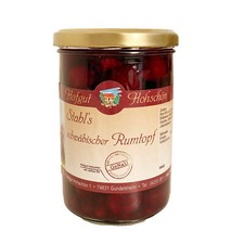 Leckerer schwäbischer Rumtopf, wie ihn unsere Oma Hedwig immer machte