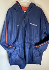 Men  s Vintage Nike Denver Broncos Pro Line Windbreaker Full Zip Jacket XXL