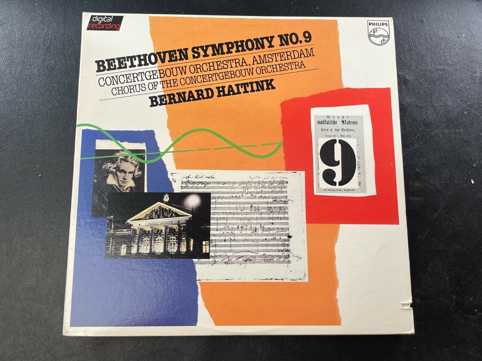 Beethoven Symphony  No 9 Bernard Haitink NM LP 