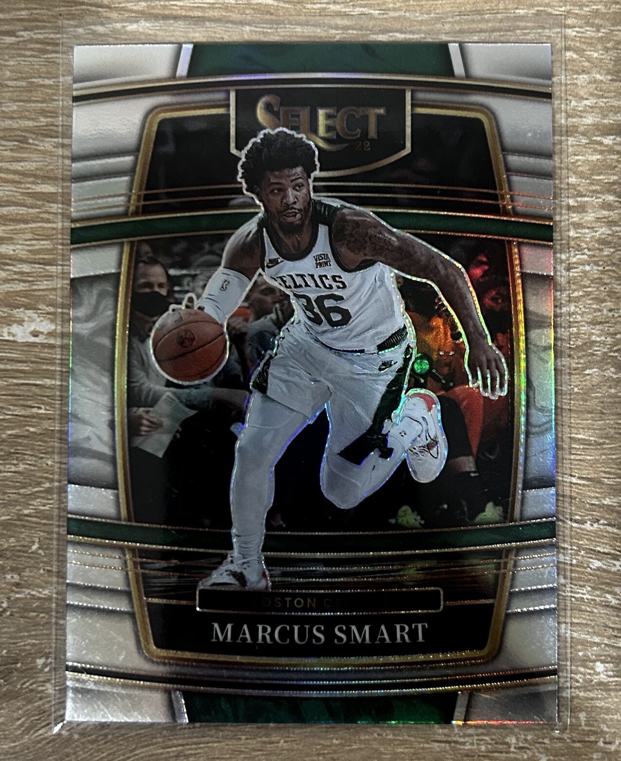 2021-22 Panini Select Concourse Silver Prizm #32 Marcus Smart Boston Celtics