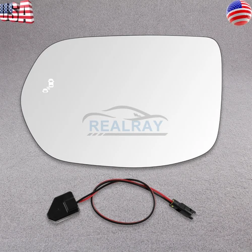 Driver Left Side Heated Mirror Glass For Honda CRV 2017 2018 2019 2020 2021 2022