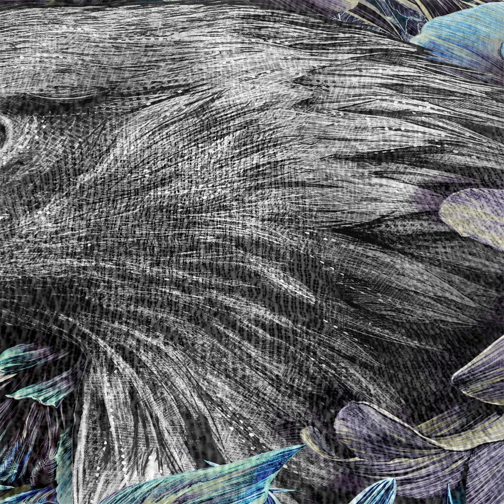 Harry Potter Blanket, 50"x60" Floral Lines Ravenclaw Woven Blend Throw