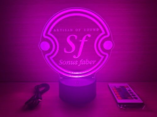 LED Lampe RGB Logo Sonus Faber Cremona Venus Duett Konzert Man Cave Electa - Picture 8 of 10