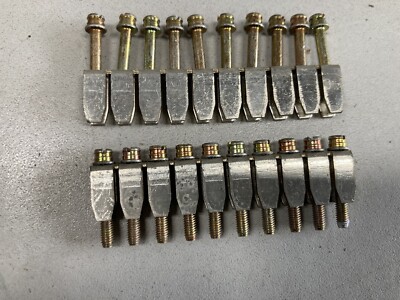 ENTRELEC BJM 6 10 POLES 016897307 X 10 Reihen Klemmenblock Überbrückungsleiste