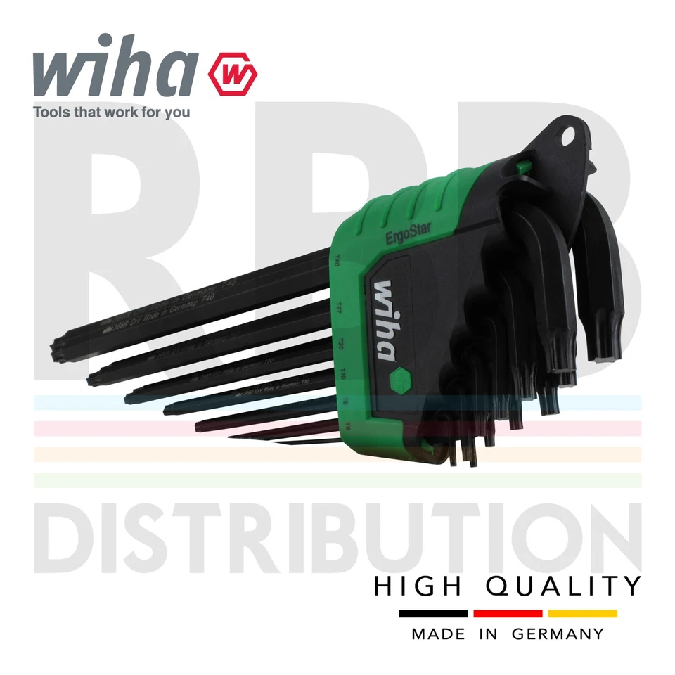 Wiha 36503 L-key Allen key Set Torx Double Ended 13pcs With ErgoStar Holder - Image 3 of 3