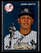 2023 Topps Chrome Platinum Anniversary #209 Jhony Brito Rookie card
